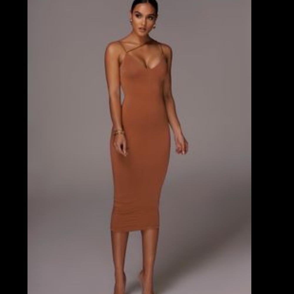 JLUXLABEL PECAN STRAP DRESS